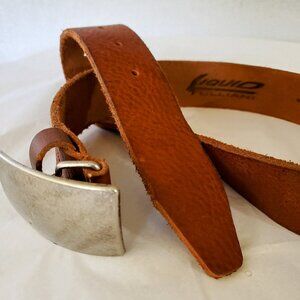 Tulliani Brown  32W- Rustic Leather Belt